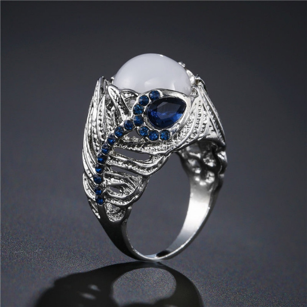 925 Silver Jewelry Moonstone Ring - Picture 2 of 5